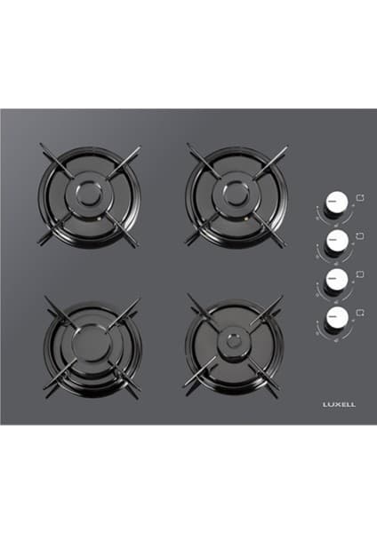 Luxell 40-Tahdf Opall Gri Cam Ankastre Ocak