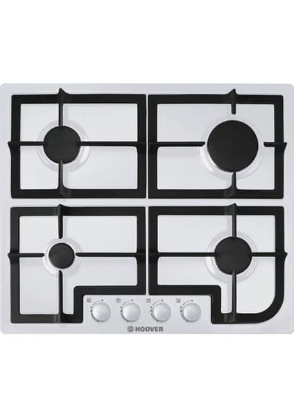 Hoover HGH64SCW 60 cm Ankastre Gazlı Ocak