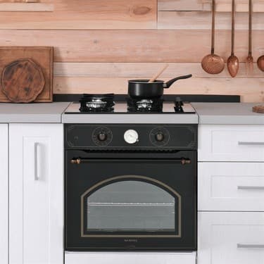 Kumtel Rustik Siyah Cam Ankastre Fırın 2