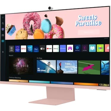 Samsung M8 LS32BM80PUUXUF 32" 4K UHD Smart Monitör (Gün Batımı Pembesi) 2