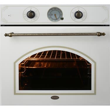 Kumtel Rustik Beyaz Cam Ankastre Set ( ( DA6-835 Beyaz Dav KO-40TAHDF Ocak B66-SF2(AT) ) 3