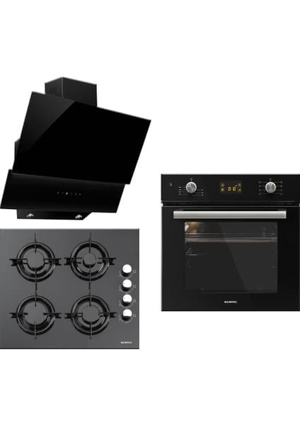 Kumtel 18-01 Siyah Dokunmatik Digital Set Harr Teknoloji (A6-SF2 (DDT) + KO-40 TAHDF + KO-735)