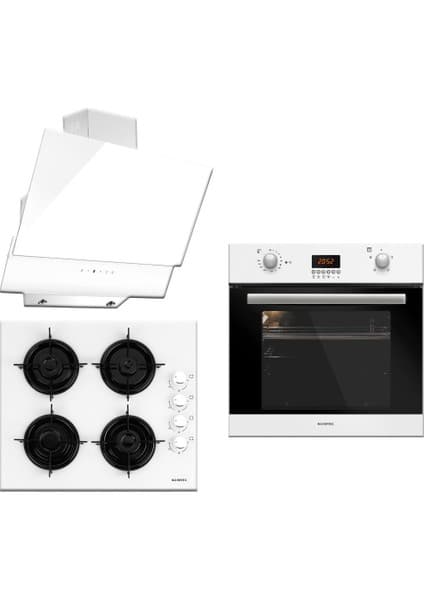 Kumtel 18-08 Beyaz Dijital Set Harr Teknoloji 2018 (A6-SF2 + KO-40 TAHDF + DA6-835)