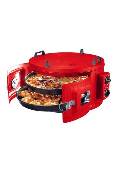 İtimat 1013 Termostatlı Yuvarlak Fırın - Çift Tepsili, İç Aydınlatmalı