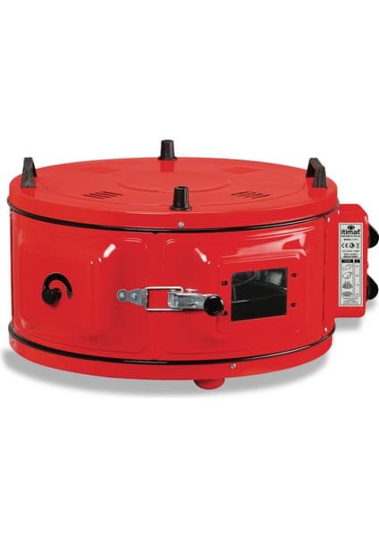 İtimat 1011 Termostatlı Nostalji Yuvarlak Fırın 24 Litre - Beyaz