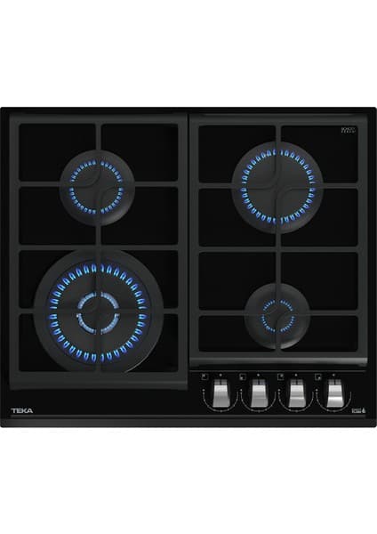 Teka - GZC 64320 XBC BK - Ankastre ExactFlame Teknolojili Kristal Wok Gözlü Cam Gazlı Ocak - Döküm Izgara - Siyah - 60 cm - 112570169 6