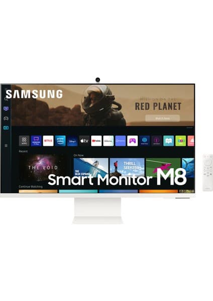 Samsung M8 Serisi LS32BM801UUXUF UHD 32” Dahili Kameralı Akıllı Monitör Beyaz