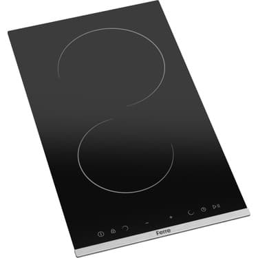 Ferre Ms231 2'li Vitroseramik Siyah Elektrikli Ankastre Ocak 30 Cm 3