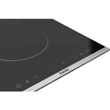 Ferre Ms231 2'li Vitroseramik Siyah Elektrikli Ankastre Ocak 30 Cm 4