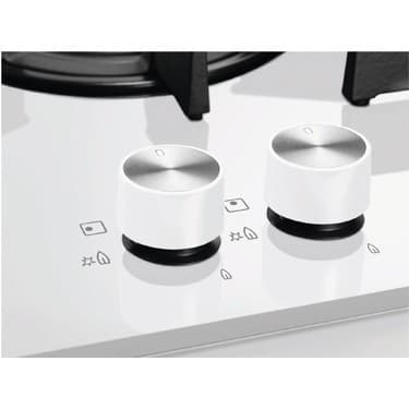 Electrolux KGG64362W Beyaz Cam Yüzeyli Ankastre Gazlı Ocak 3