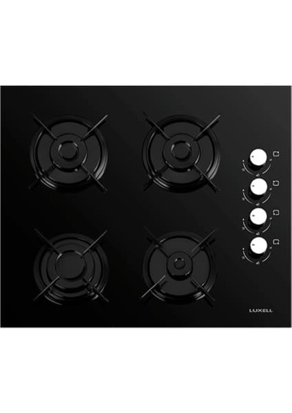 Luxell 40-Tahdf Opall Siyah Cam Ankastre Ocak