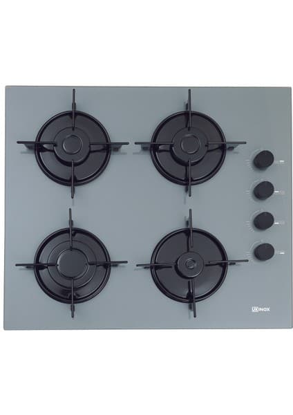 Ukinox Carlo 60 cm Gri Cam Ankastre Ocak