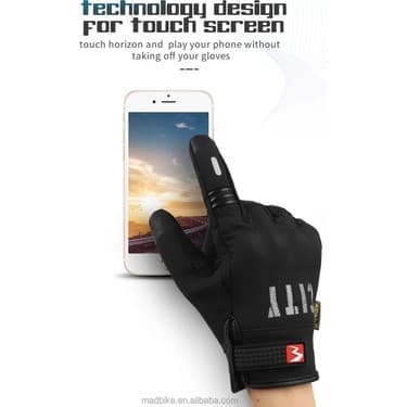 MOONRIDER Motosiklet Eldiveni Dokunmatik Özellikli Profesyonel Motorcu Eldiveni 2