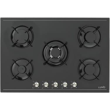 Luno Silverline Lunoankastre Siyahcamset (3420B90CM Davlumbaz + F6503B01 + CS5365 Ocak 75CM) 4