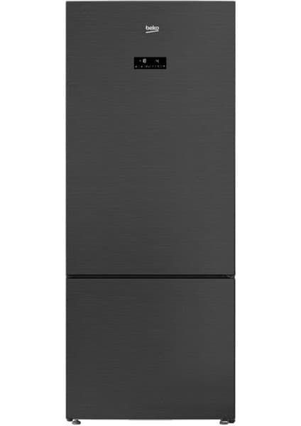 Beko 674580 Edı E Enerji Kombi No Frost 2 Kapaklı Dark Inox Buzdolabı