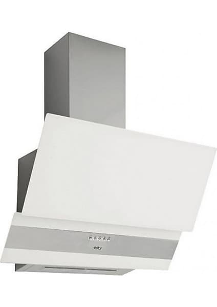 Esty 3420 90 cm Beyaz Inox Ankastre Davlumbaz