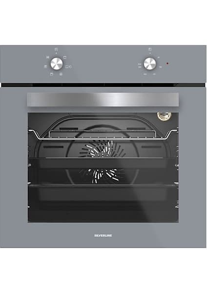 Silverline BO6501S01 GRİ Ankastre Turbo Fırın