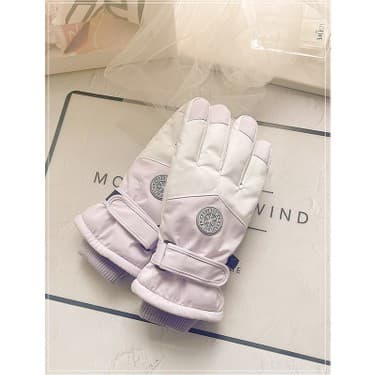 Urbana Kadın Dokunmatik Ekran Motosiklet Eldiveni - Mor 3