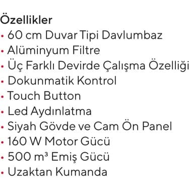Ukinox Ukınox Dolce New Gri Davlumbaz 2