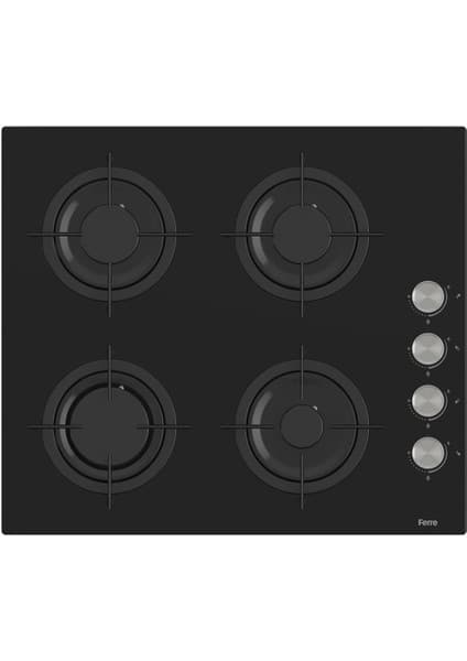 Ferre CS205 Emaye Izg. Siyah Cam Ocak