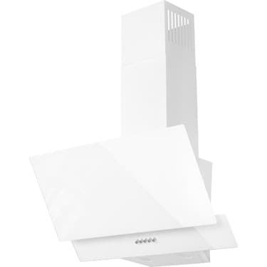 Vorne D004 Beyaz Yatık Cam Davlumbaz 2