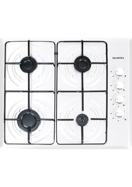 Kumtel Ankastre Beyaz Violet Ocak M6-40BF