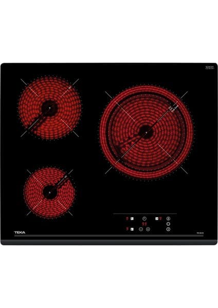 Teka - Tz 6316 - Ankastre Cam Seramik Elektrikli Ocak - 5400 W - Siyah - 60 cm - 40239035