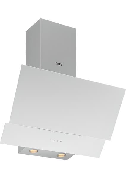 Esty 3480 Touch 60 cm Beyaz Ankastre Davlumbaz