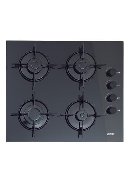 Ukinox Carlo 60 cm Siyah Cam Ocak