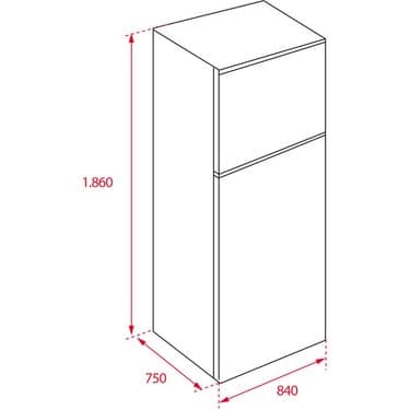 Teka - Rtf 15810 Ss Ttm - Solo Longlife No Frost Buzdolabı - 625 Lt - Inox - 84 cm - 113360000 3