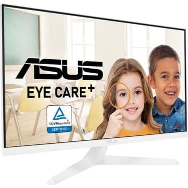 Asus VY279HE-W 27" 75HZ 1MS (HDMI VGA) EYECARE PLUS,FLICKER-FREE,CERCEVESIZ,DUSUK MAVI ISIK RENK ARTIRMA Antibakteriyel Kaplama 1920x1080 IPS VESA BEYAZ Monitör (VY279HE-W) 2