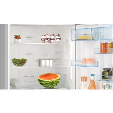 Bosch KGN76CIE0N Alttan Donduruculu Buzdolabı 186 x 75 cm Kolay Temizlenebilir Inox No-Frost 4
