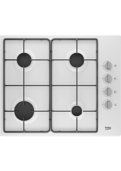 Beko BOMD D 6110 EB Ankastre Metal Tablalı Ocak Beyaz