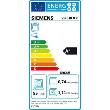 Siemens VB558C0S0 Inox Ankastre Fırın 5