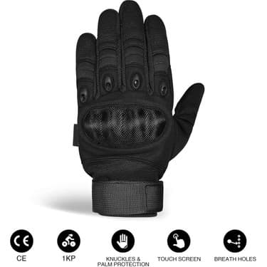 Romantik Balon Kışlık Motosiklet Eldiveni Tam Parmak, Kaymaz(Yurt Dışından) 2