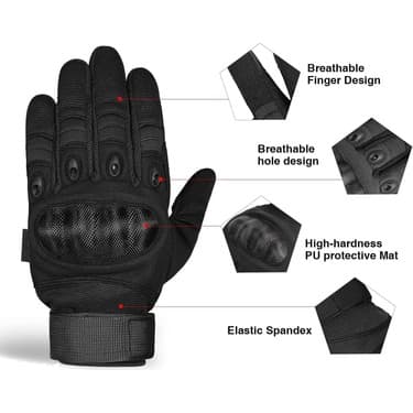 Romantik Balon Kışlık Motosiklet Eldiveni Tam Parmak, Kaymaz(Yurt Dışından) 3