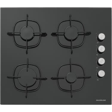 Silverline 3420 Classy - CS5335B01 - BO65E1B01 Siyah Cam Ankastre Set 3