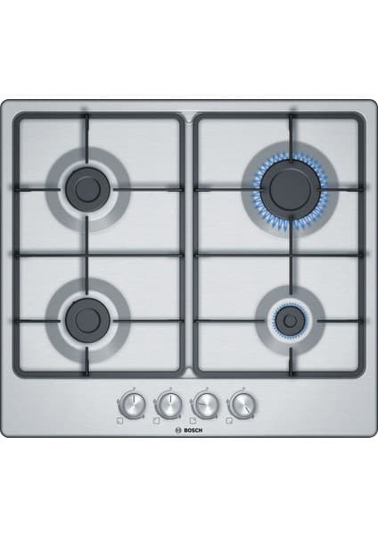 Bosch PGP6B5O50 Inox Doğalgazlı Ankastre Ocak