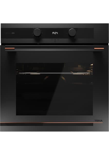 Teka - Hlb 85-G1 P Bm Pızza - Ankastre Multifonksiyonel Dijital Ekranlı Turbo Fırın - Siyah Cam - 70 Lt - 111000057