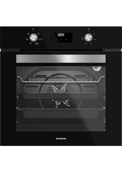 Silverline Siyah Cam BO6502B02 Fırın