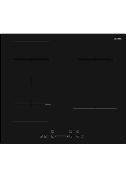Vestel Ao 6470 S K Indüksiyon Siyah Ankastre Ocak