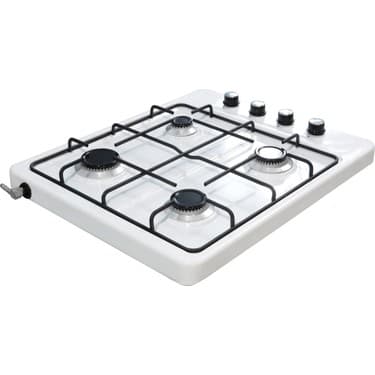 Erato Beyaz 4 Gözlü Setüstü Ocak Lpg Tüp Uyumlu 4