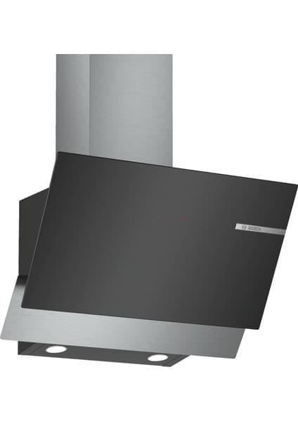 Bosch Duvar Tipi Davlumbaz 60 cm Eğimli Tasarım Siyah Renk 290 W Güçlü Motor