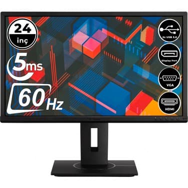 Viewsonic VG2440 24 1920X1080 75Hz 5ms HDMI VGA Dp LED Monitör 2