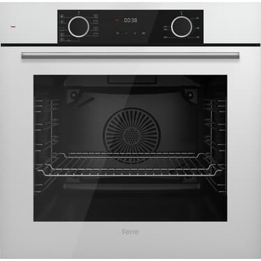 Ferre FryArt BL Modüler Serisi Beyaz Cam Ankastre Set (D064 + BL136 + XE63CB) 4