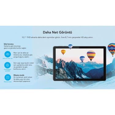 TCL 10 Tab Max Wi-Fi Mavi 64GB 10.3 İnç Tablet 6