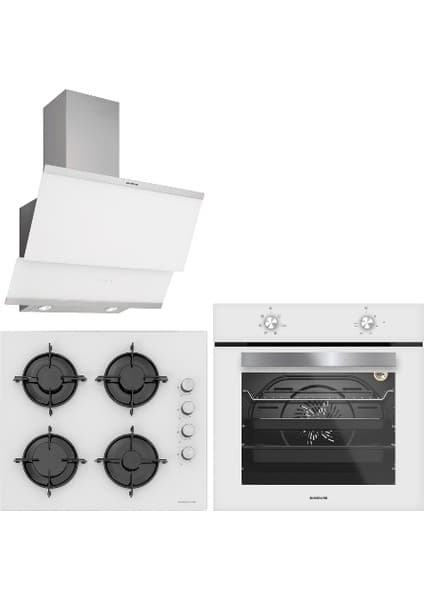 Silverline 3'lü Ankastre Set (BO6501W01-3420 W CLA-CS5349W01)