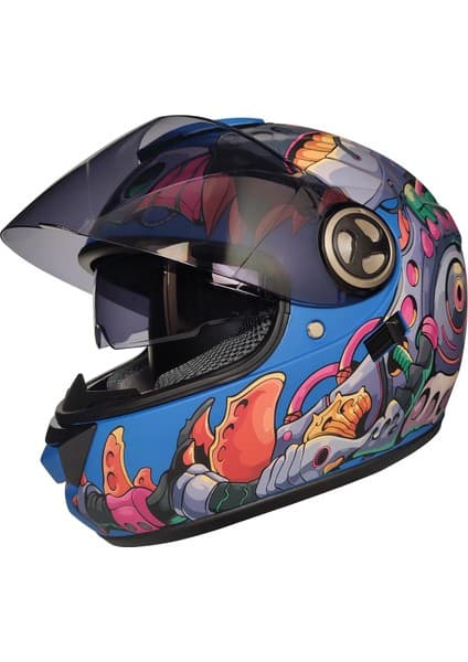 Free-M 913 Drago Fullface Motosiklet Kaskı 8