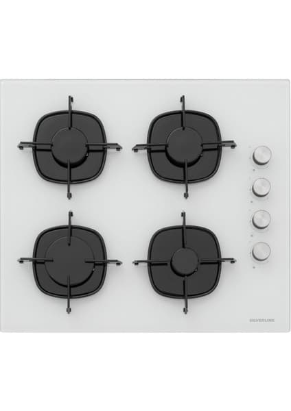 Silverline CS5335W02 60 CM Ankastre Ocak Beyaz 3