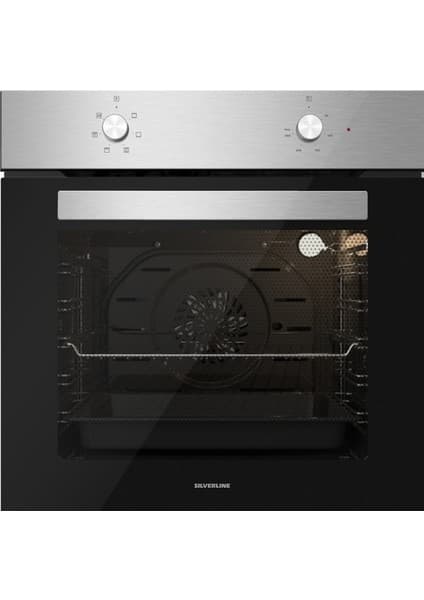 Silverline BO6501X01 S1 Ankastre Fırın Inox - 65 Litre, 8 Fonksiyonlu